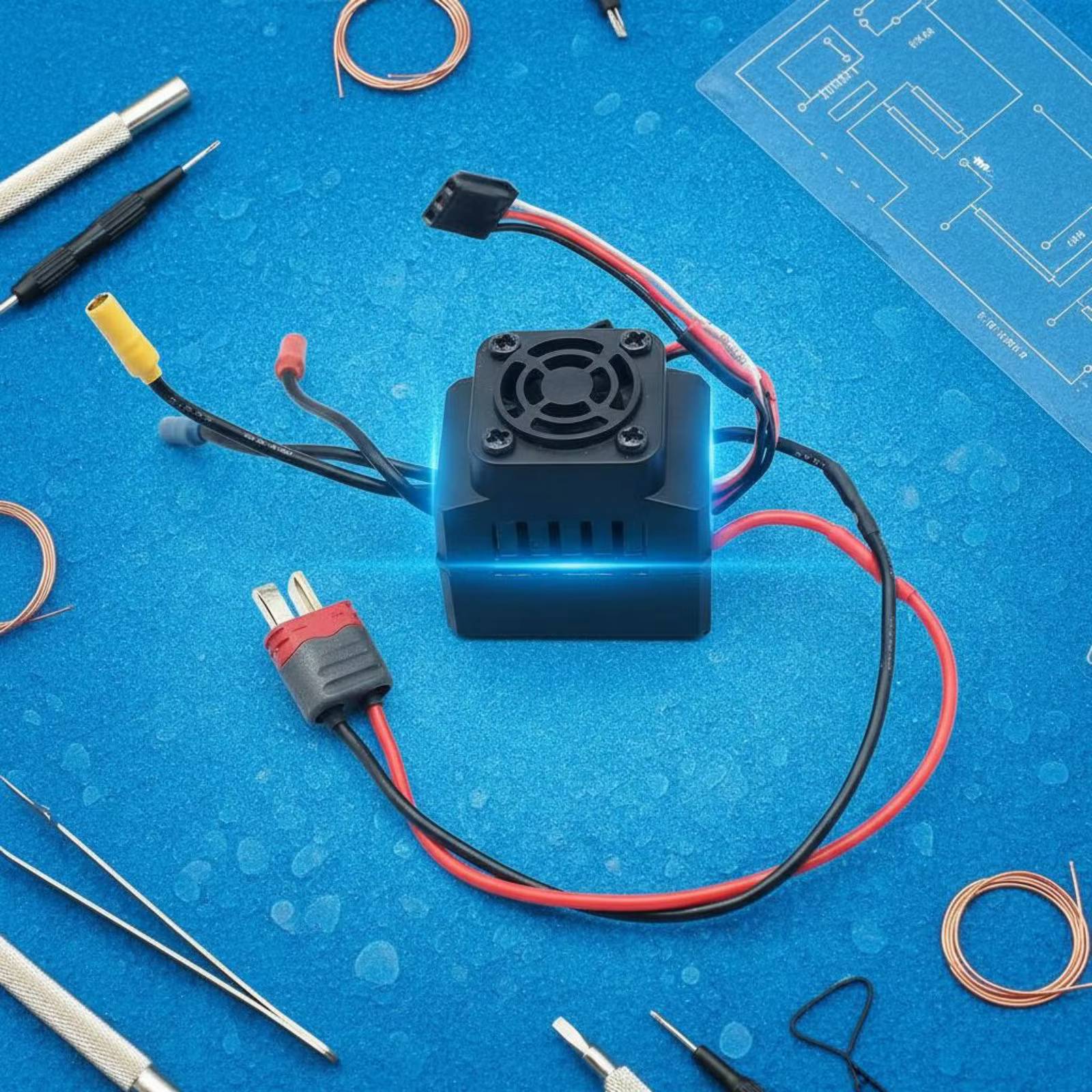 Regulador brushless RC con protección contra sobrecalentamiento - imagen 4