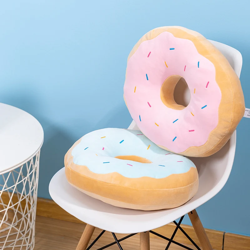 Almohada de peluche donut kawaii de felpa suave para niños - imagen 5