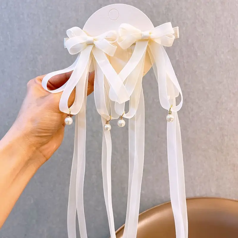 Lazo infantil con pasador de malla, estilo elegante