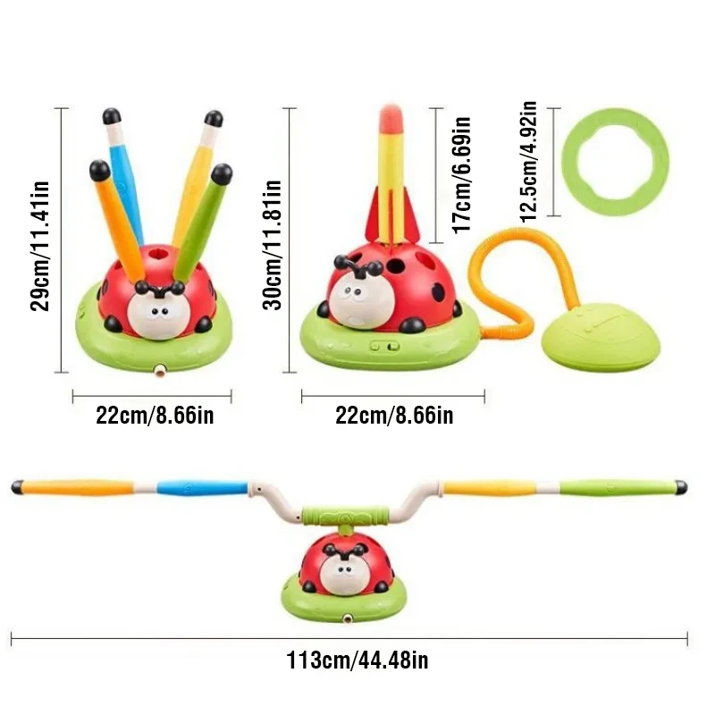 Cuerda saltar infantil con lanzador – Juegos de salto para niños - imagen 4