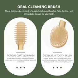 Cepillos dentales de silicona para bebés: limpieza suave