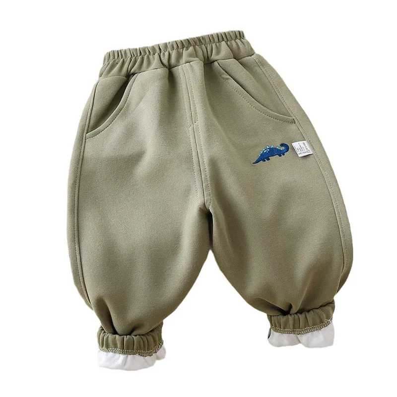 MILANCEL Pantalones chándal otoño niño dinosaurio bordado - imagen 2