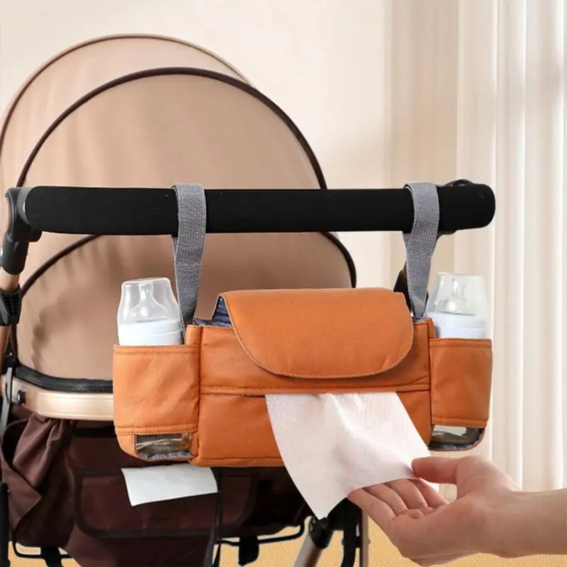QX2D Organizador cochecito – Bolsa con bolsillos y bolsillo térmico - imagen 2