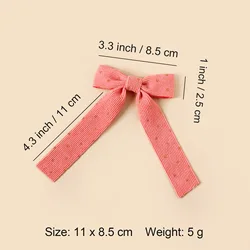Pinza pelo niña pico de pato con lazo grande estilo princesa