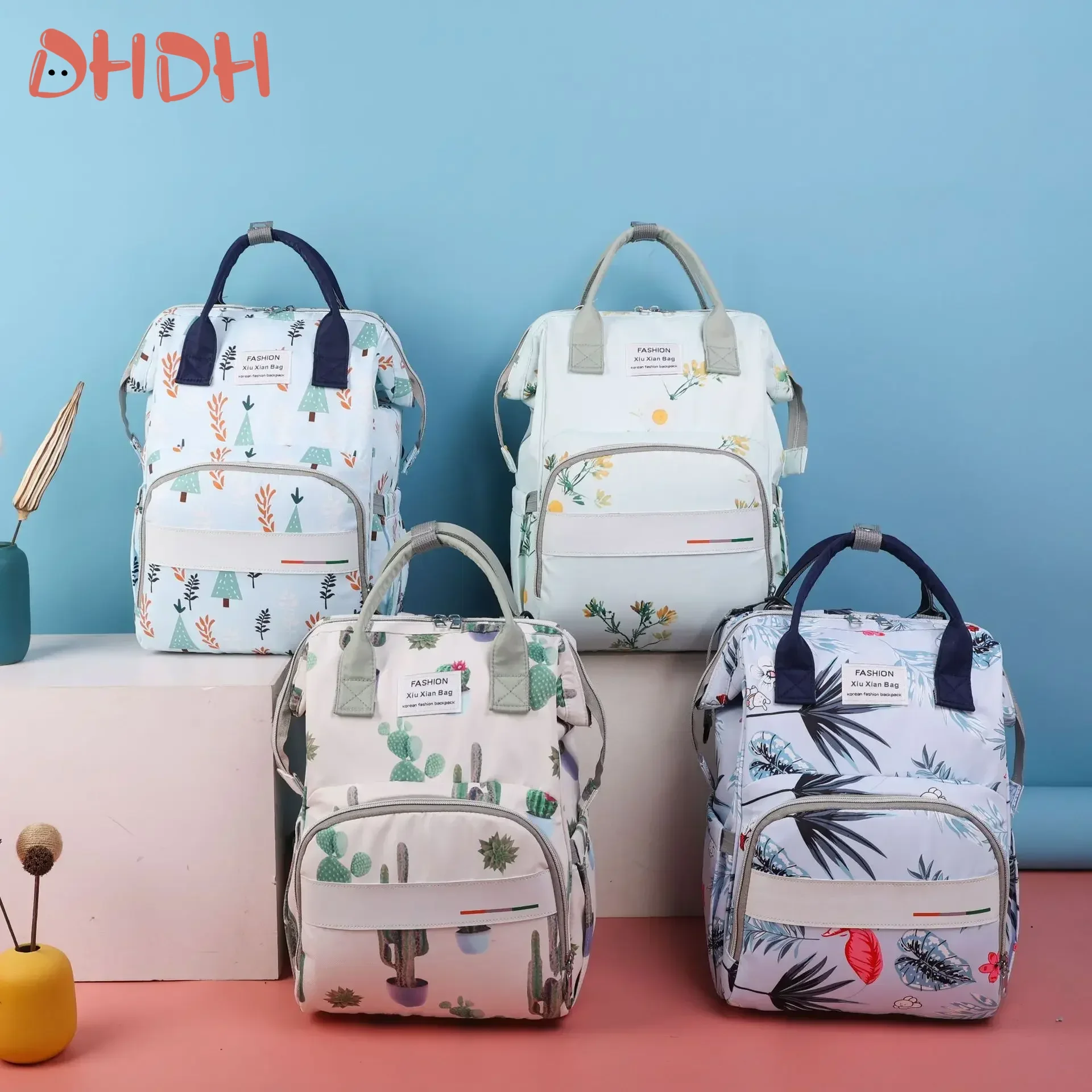 Bolsa cambiador acolchada para cochecito tipo mochila - imagen 2