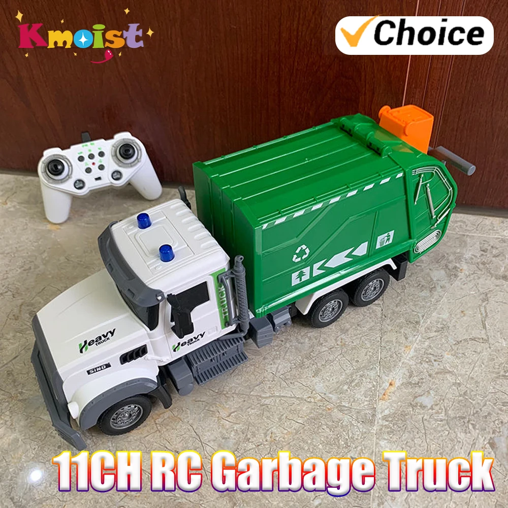 Camión de basura eléctrico infantil con luces y sonidos – juego