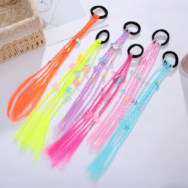 Diadema cuerda de pelo trenzada colorida para fiesta y cosplay - imagen 5