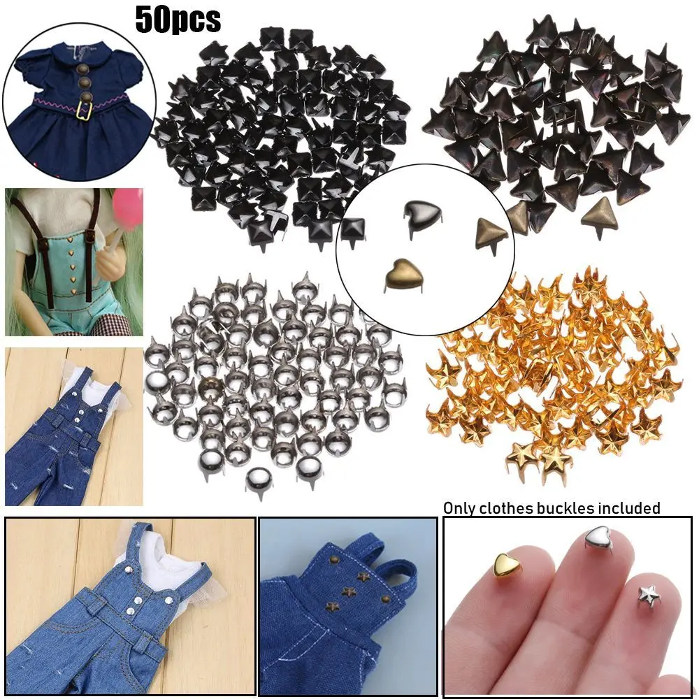 Conjunto de botones estrella y redondos