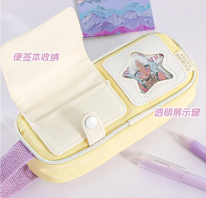 Estuche lápices estilo japonés con tarjeta extraíble – Gran capacidad - imagen 3