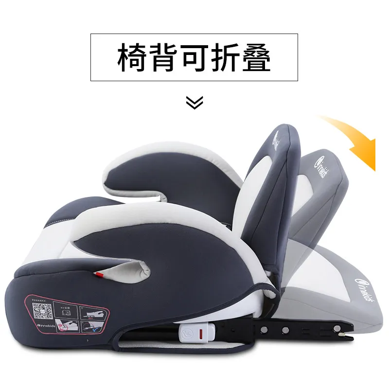 Asiento elevador portátil coche niños ISOFIX cómodo y seguro - imagen 2