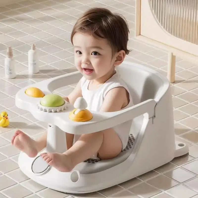 Asiento de bañera para bebé con ventosas antideslizantes - imagen 2