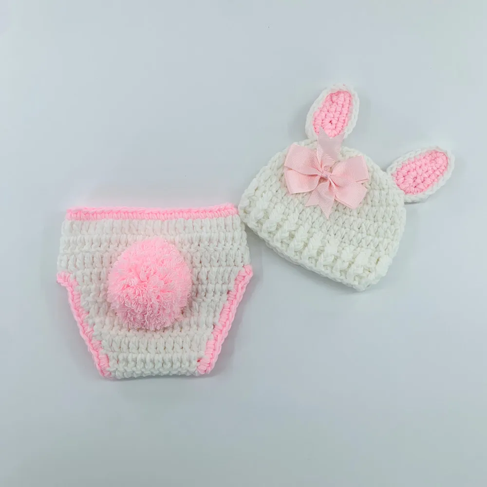 Ropa fotografía bebé estilo conejo para recién nacidos - imagen 4