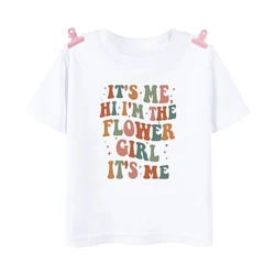 In My Flower Girl Era camisa para niñas - Top fiesta de boda infantil