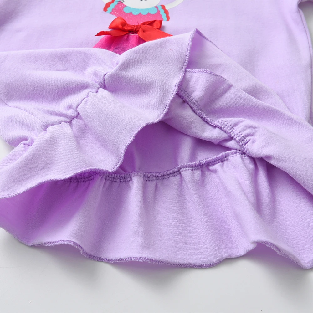 DXTON Conjunto pijama infantil con camiseta de manga y pantalón floral - imagen 2