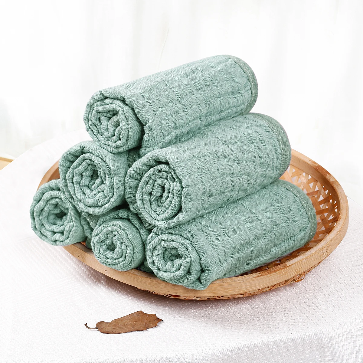 Pack de 6 pañitos suaves para eructar del bebé – Toallas absorbentes - imagen 3