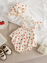 Body de verano sin mangas recién nacido, estilo camisola, una pieza