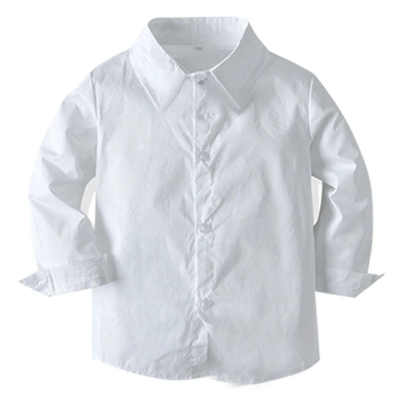 Conjunto de algodón blanco con corbata para niño – Primavera - imagen 2