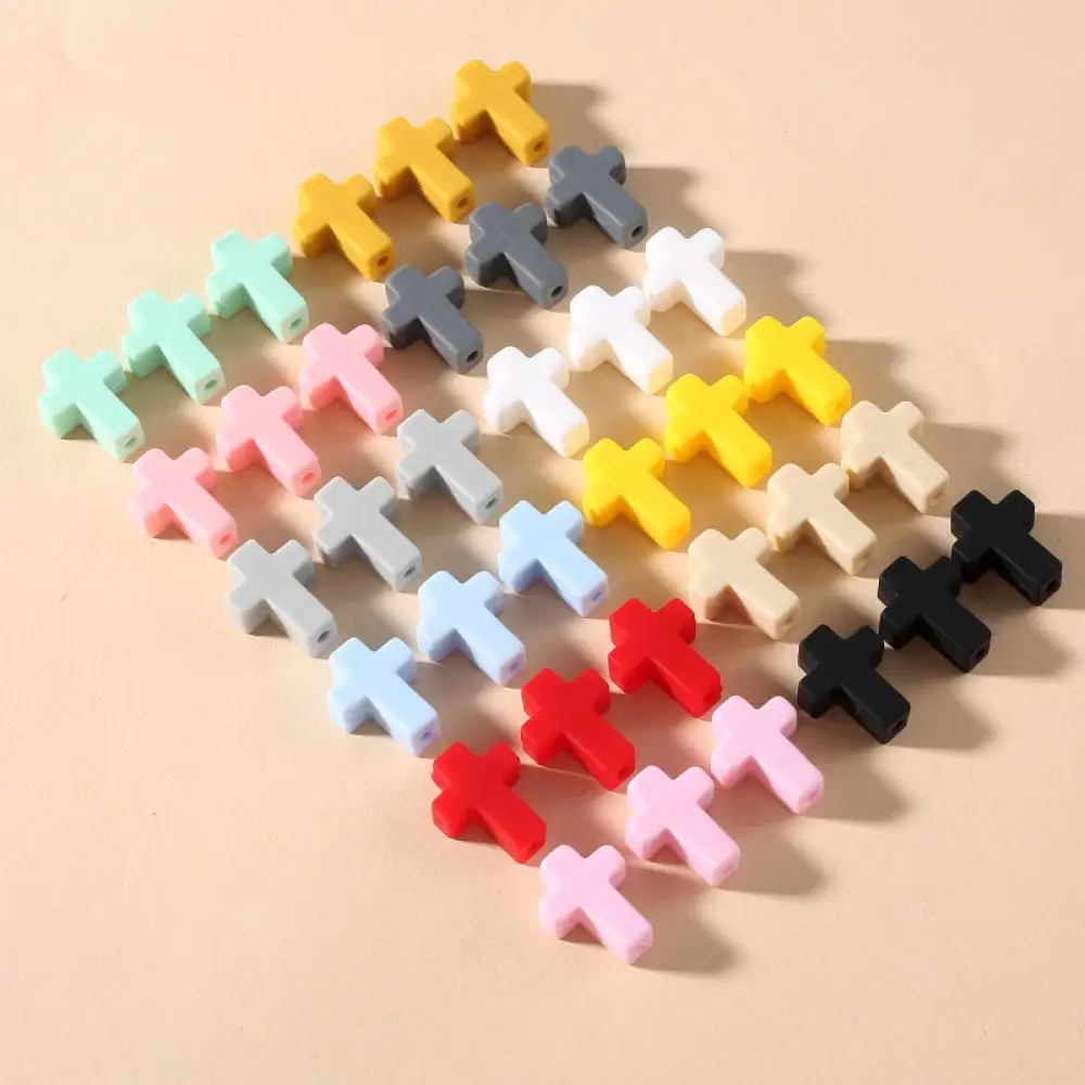 Cuentas silicona para collar de dentición colores vivos seguros