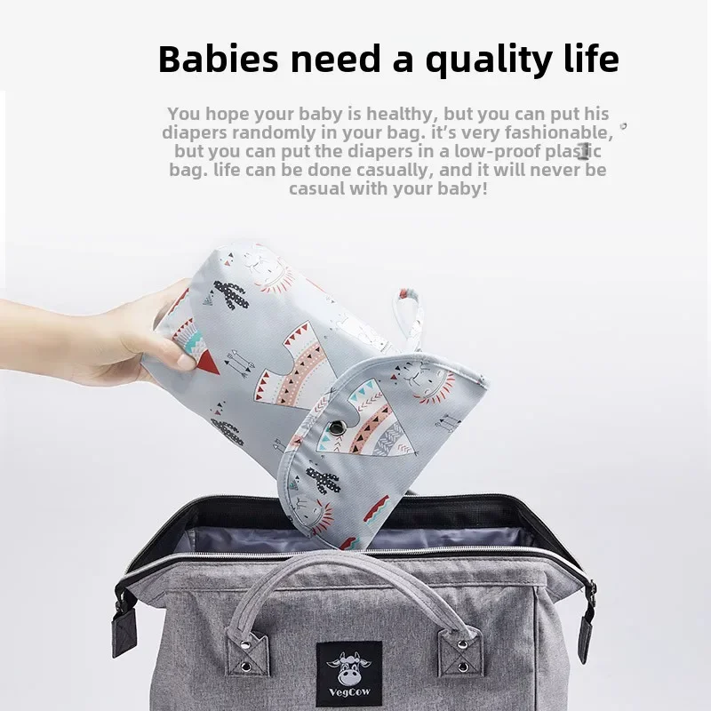 Bolsa impermeable para cochecito – Organizador de pañales - imagen 3