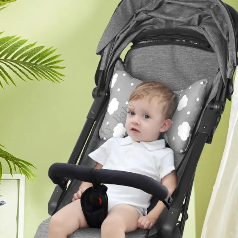 Asiento de seguridad infantil con almohada cervical para bebés - imagen 3
