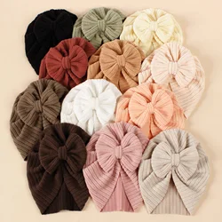 Diadema turbante con lazo para bebé recién nacido – Gorro suave invierno