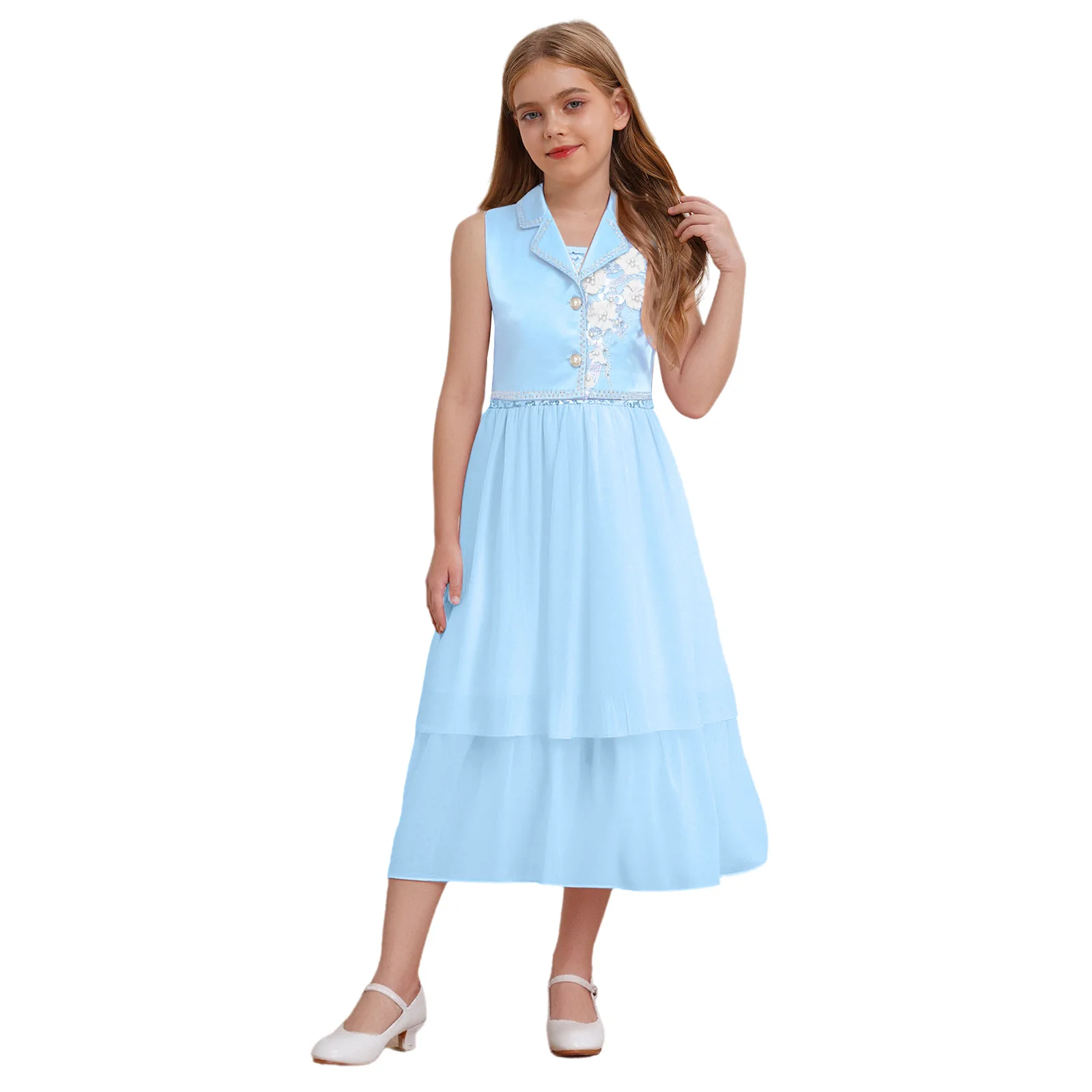 Vestido con lentejuelas para ceremonia