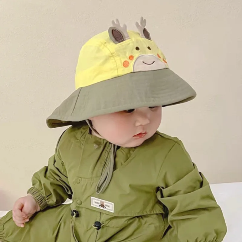 Gorra de pesca bebé con protección UV, ala ancha y solapa para cuello - imagen 5