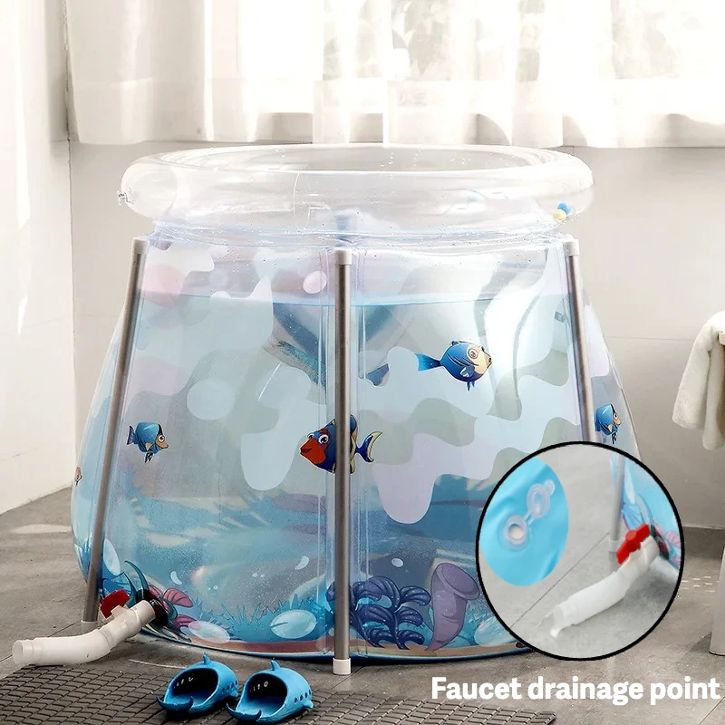 Bañera inflable y plegable para bebé – Uso durante todo el año - imagen 5