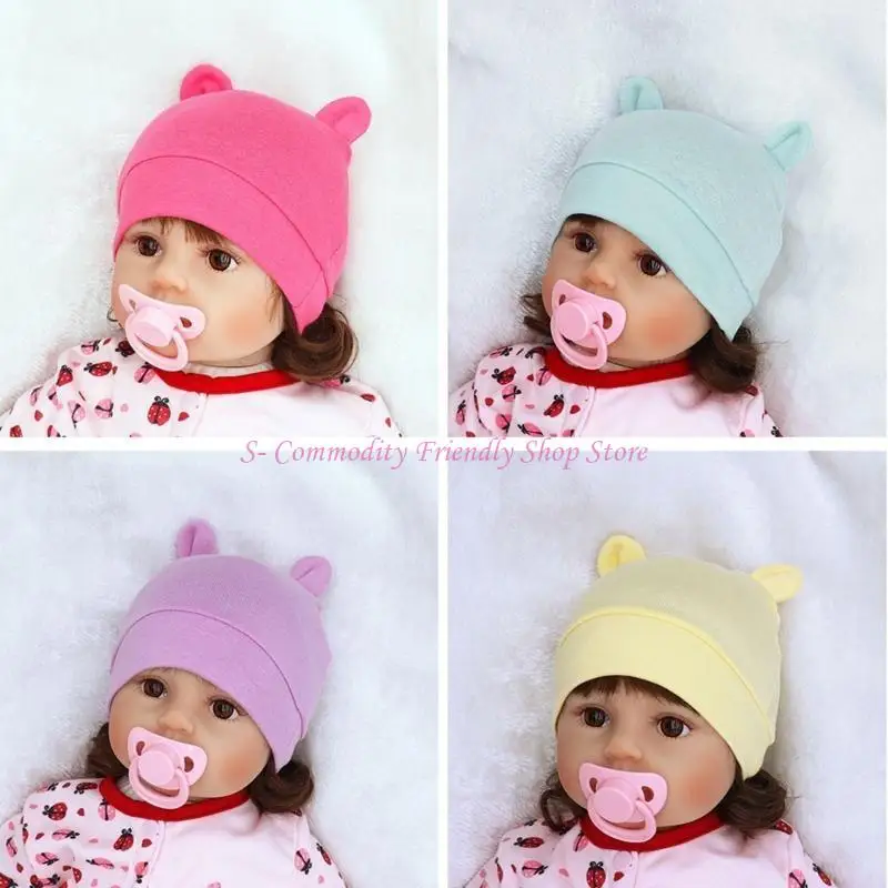 Gorro de bebé con orejas de oso