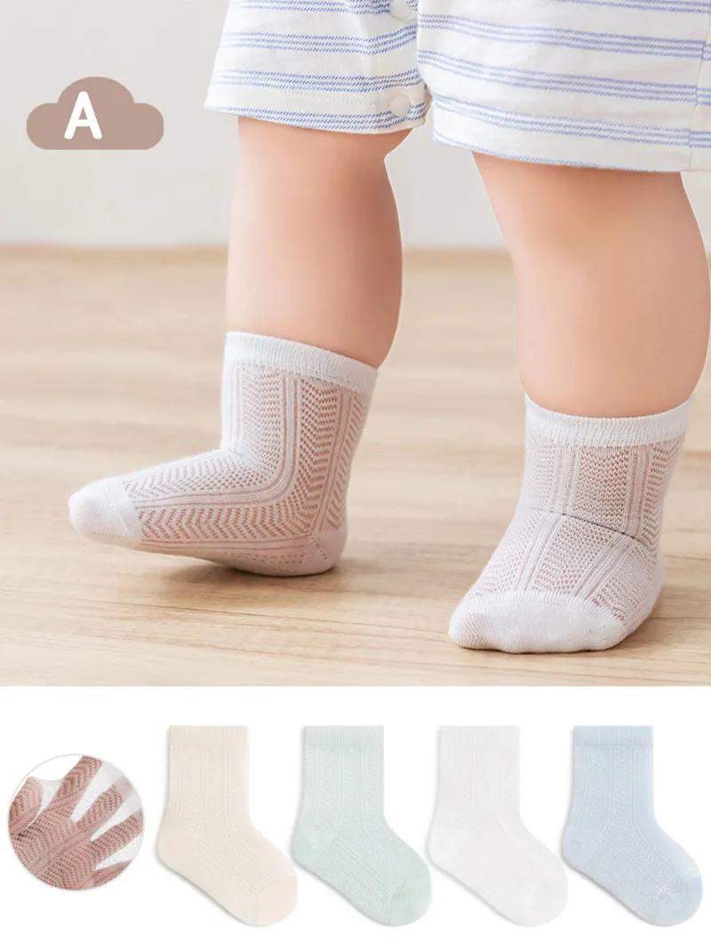 Calcetines altos de verano malla ventilada hasta la rodilla - imagen 4