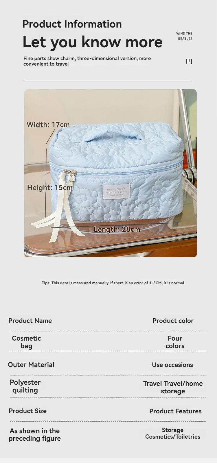 Bolsa colgante para cochecito con aspecto de moda