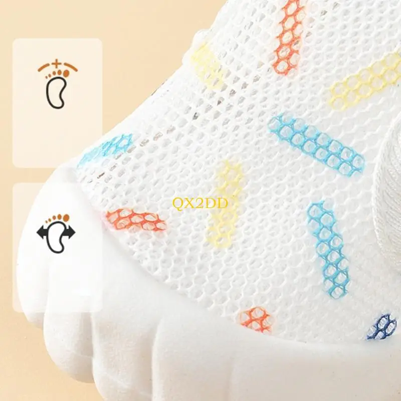 QX2D Zapatos de malla para primeros pasos con suela blanda flexible - imagen 5