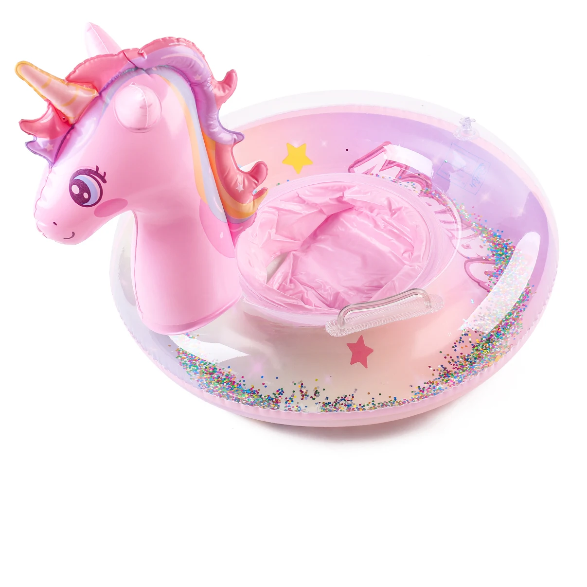 Flotador de piscina unicornio para niños – anillo inflable - imagen 4