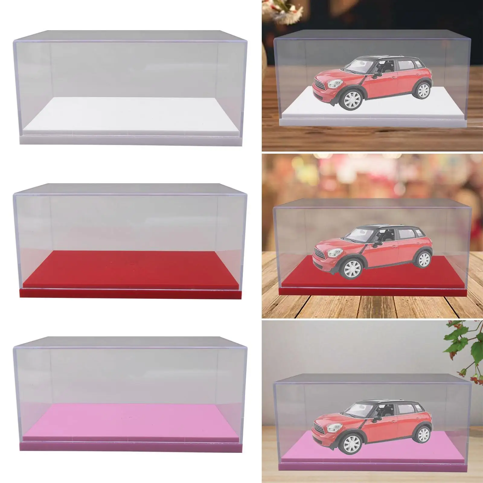Vitrina para coches de juguete acrílica con tapa transparente - imagen 3