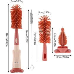Cepillo de silicona para biberones y pajitas