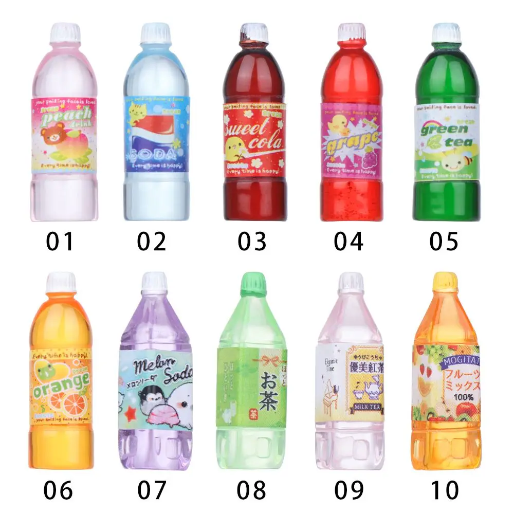 Mini botellas en color blanco para manualidades