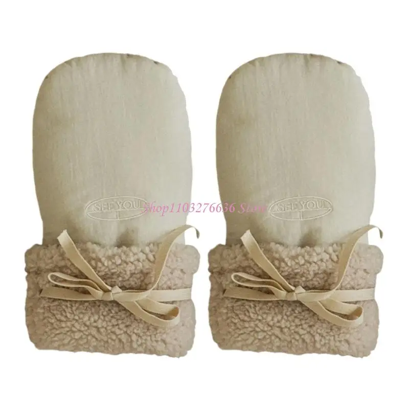 Guantes de lana para cochecito – Protectores térmicos suaves - imagen 3