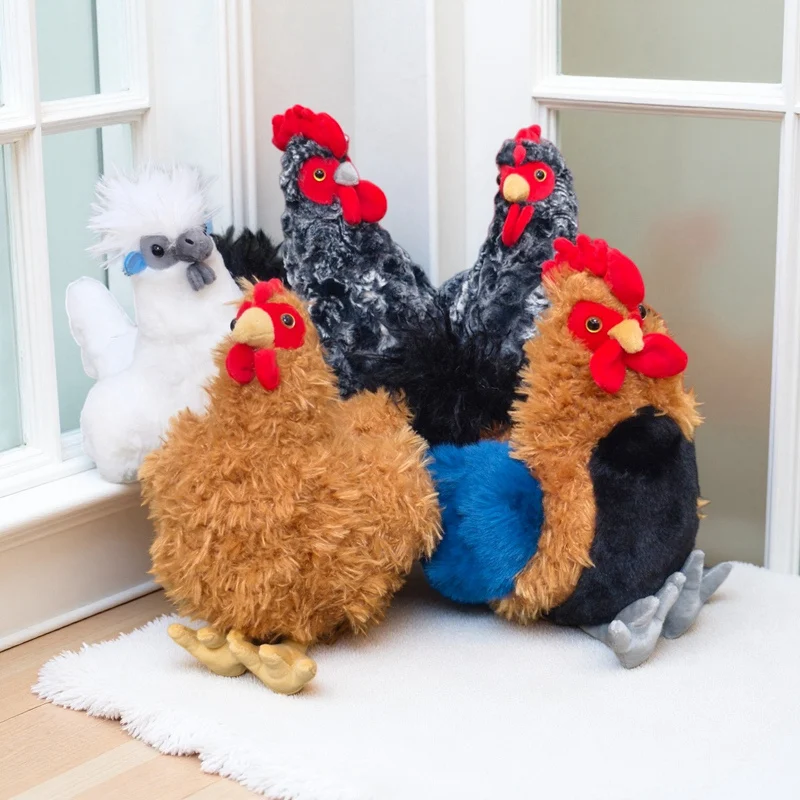 Muñeco de peluche de pollo de dibujos animados