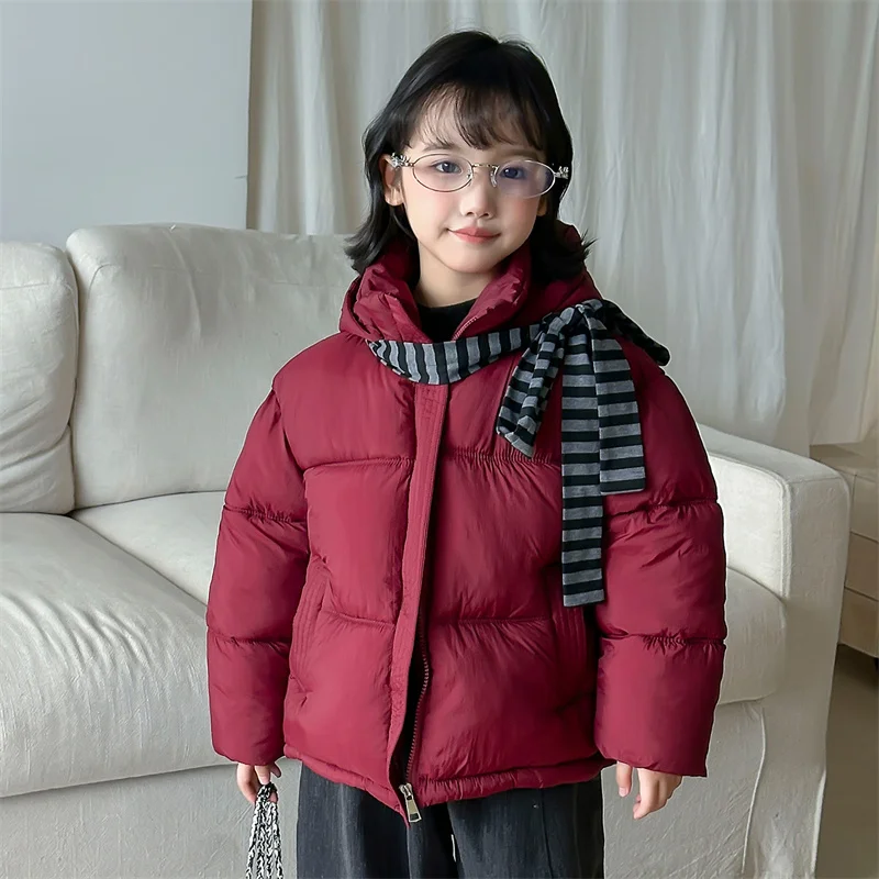 Abrigo acolchado de invierno con capucha para niños – algodón cálido - imagen 4