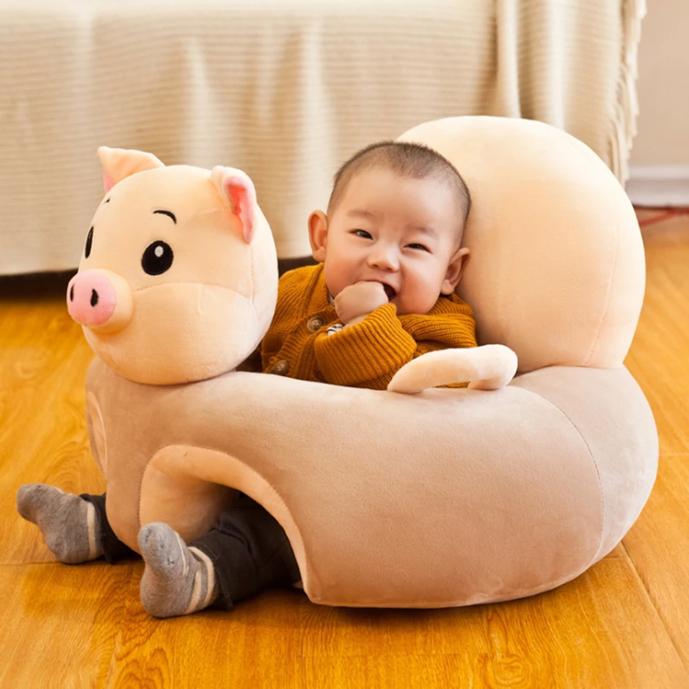 Funda nido de asiento para sofá de bebé – Felpa lavable anticaída - imagen 3