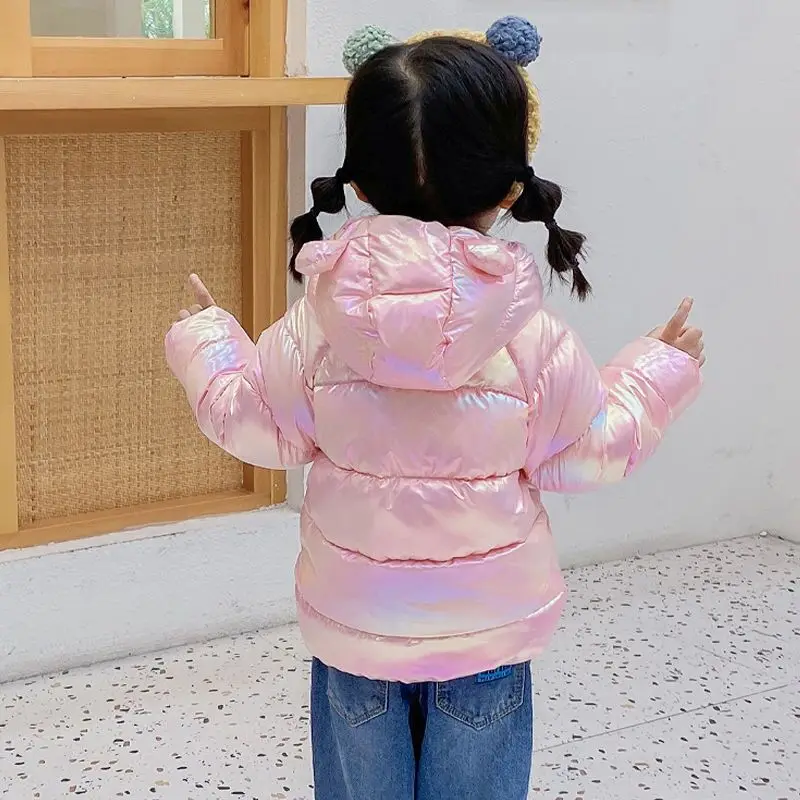Chaqueta de plumón con capucha para niña – Abrigo invierno - imagen 5