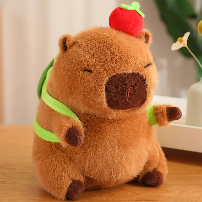 Peluche capybara blando con nariz simulada para jugar - imagen 3