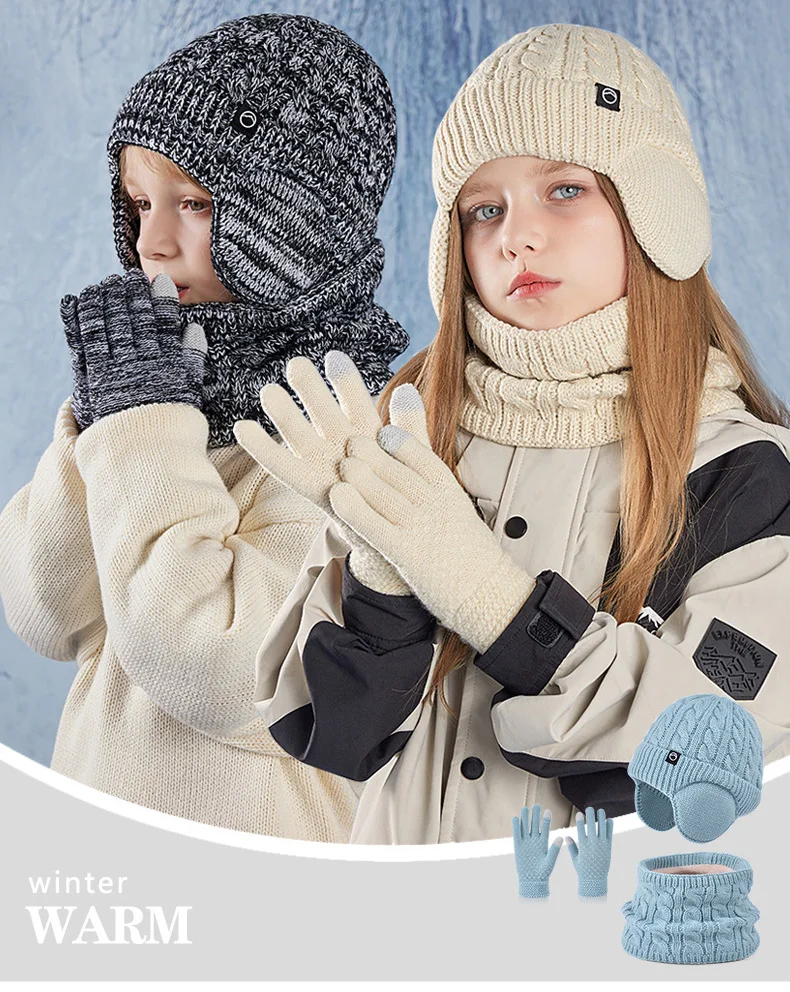 Gorro de invierno con protección para orejas