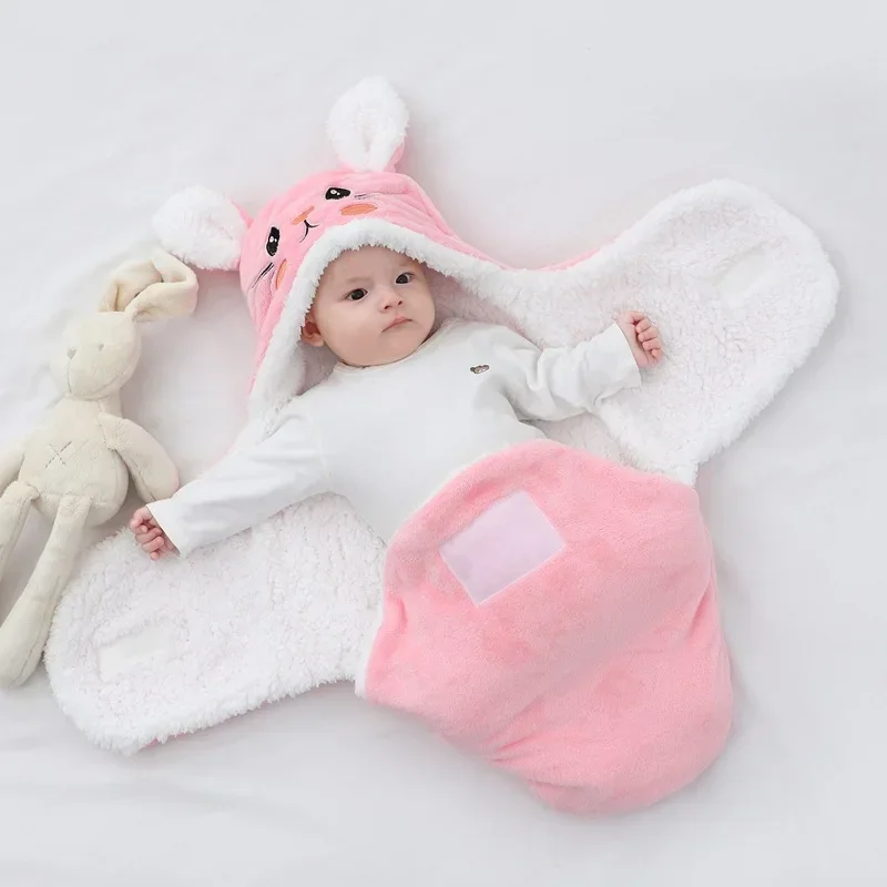Edredón terciopelo bebé recién nacido – Funda edredón animal Otoño Invierno - imagen 4