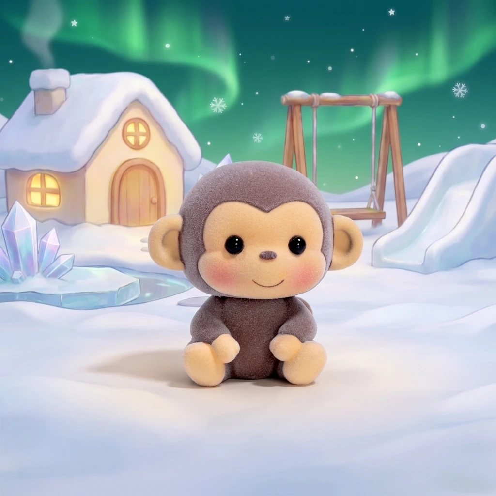 Set de figuras animales antárticos infantiles – estilo tierno - imagen 2