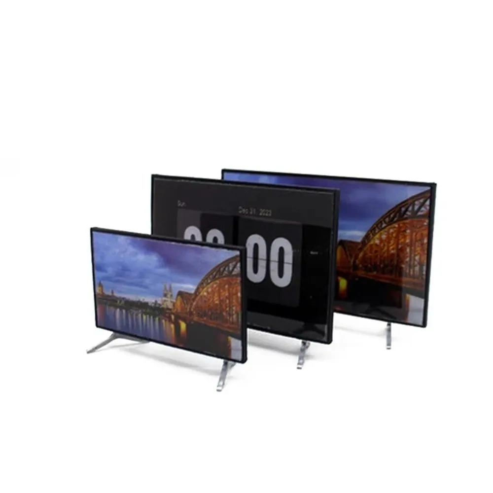 Televisor de juguete para casa de muñecas con base - imagen 4