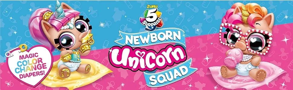 Cápsulas sorpresa con mini unicornios