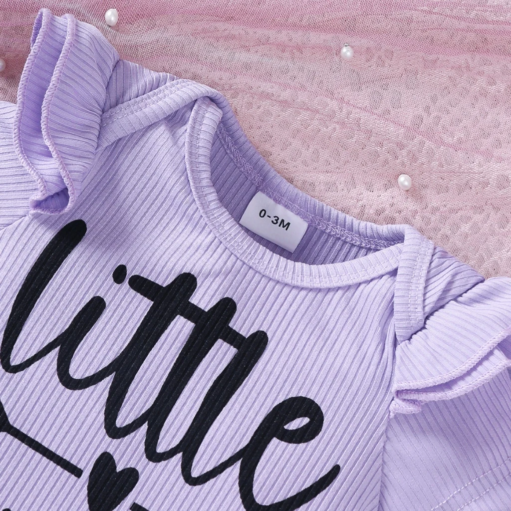 Conjunto de verano para niña recién nacida: mono y pantalón - imagen 5