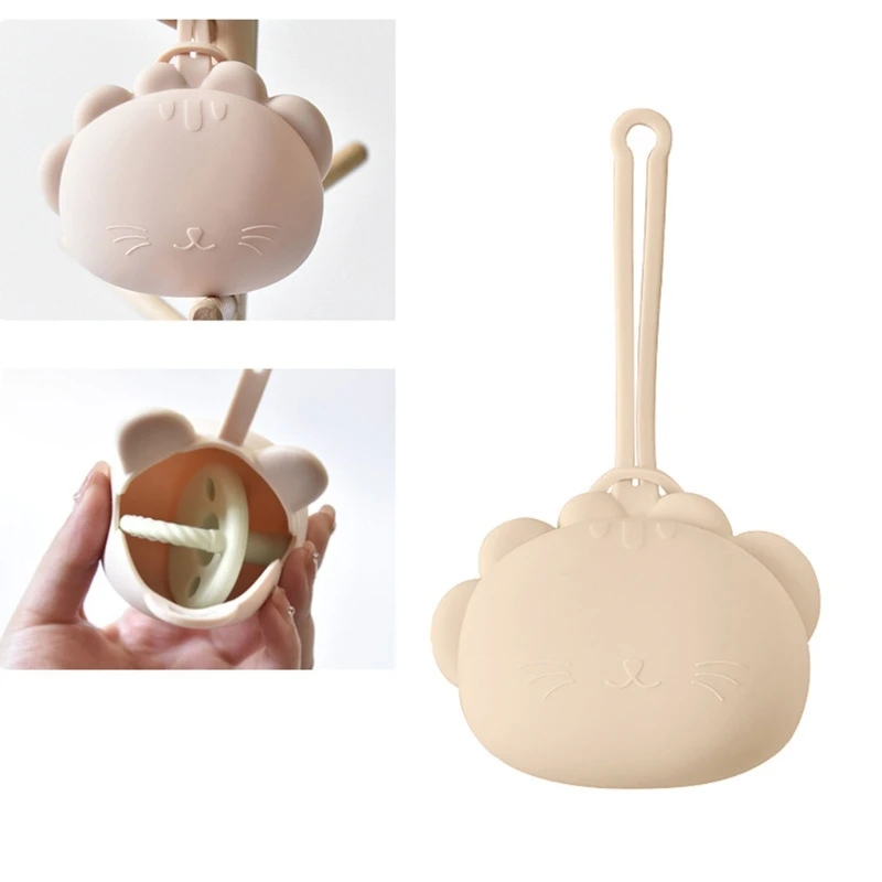 Estuche para chupete portátil – Organizador antipolvo para bebé - imagen 3
