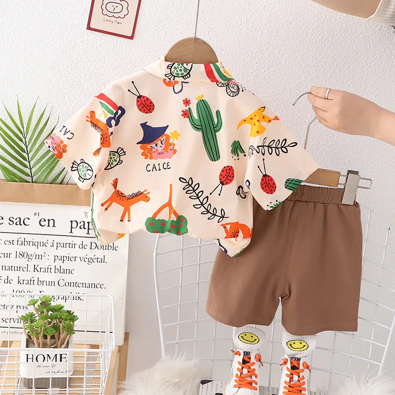 Conjunto de verano para bebé niña: camisa casual y pantalón corto - imagen 4